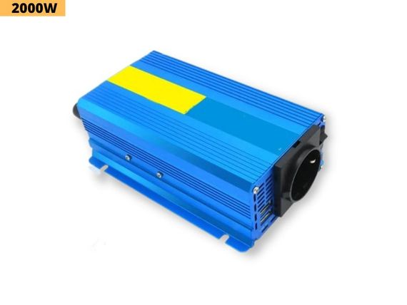 Инвертор преобразователь напряжения с 12V на 220V XPRO jarrett 2000W синий (41432-_3763) | Зображення 1