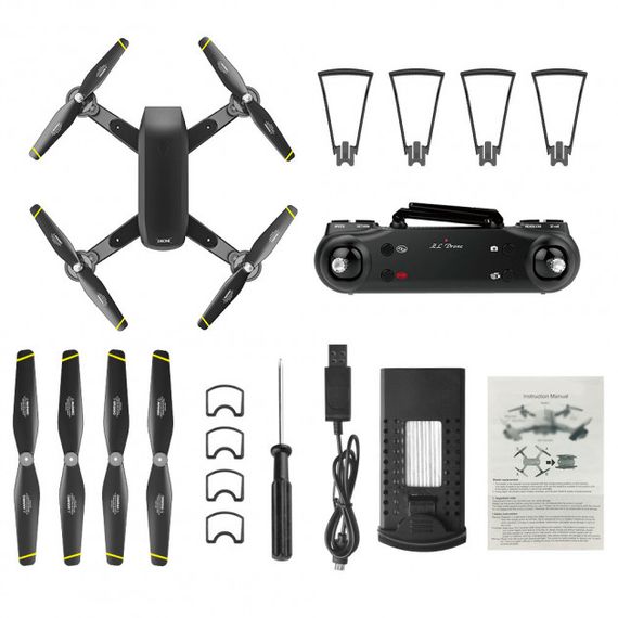Квадрокоптер з Wi-Fi камерою XPRO YLS60 [40] 24 чорний (MER-14991_1254) | Зображення 3