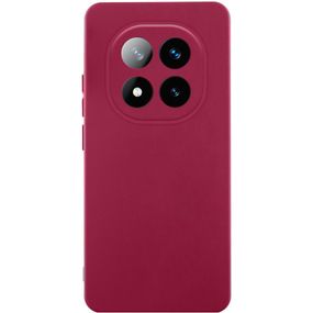 Чохол TPU GETMAN Liquid Silk Full Camera для Xiaomi Redmi Note 14 Pro+ 5G Бордовий / Marsala