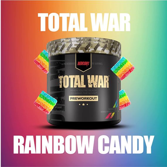 Передтренувальний комплекс Redcon1 Total War 441g (Rainbow Candy) | Зображення 2