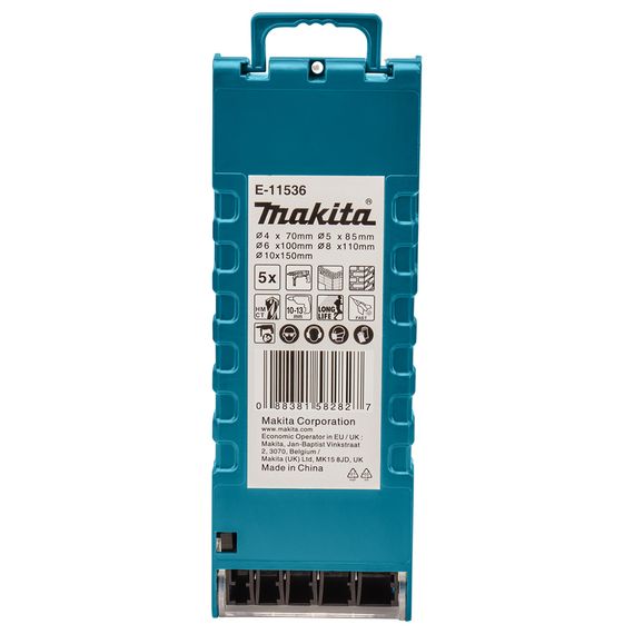 Набір свердл по бетону Makita E-11536 (5 шт) | Зображення 2