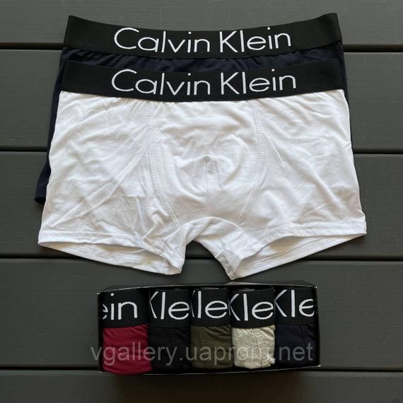 Мужские Трусы CK Black Steel Modal, мужские трусы Кельвин Кляйн c черныйм поясом, летний вариант Модал Премиум | Зображення 4