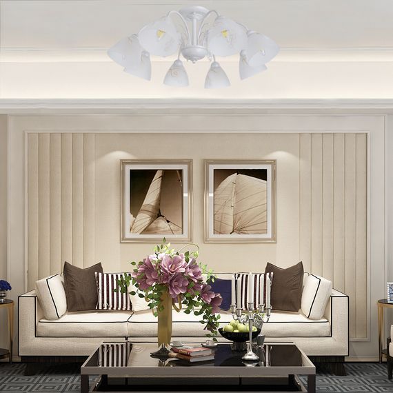 Люстра потолочная E14 60W WH (LK-685C/8) | Зображення 4