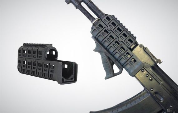 Цівка АК47/74 жаростійка M-LOK DLG-Tactical чорна | Зображення 3