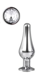 DT21823 Анальная пробка конической формы Dream Toys GLEAMING LOVE SILVER PLEASURE PLUG S Sex Aura