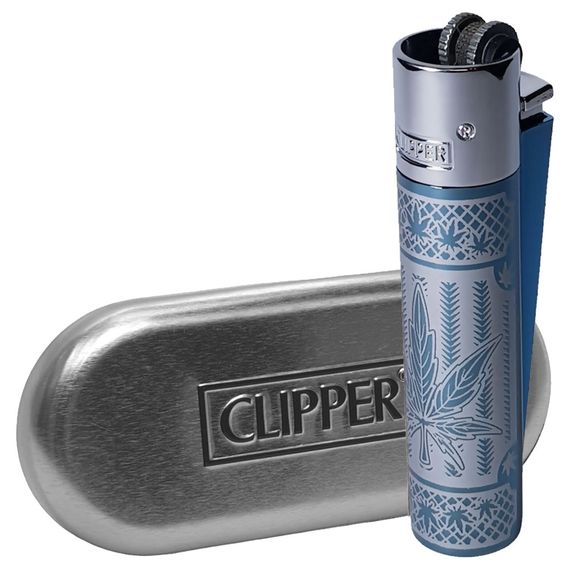 Запальничка Clipper У Футлярі "Good Grass Blue"