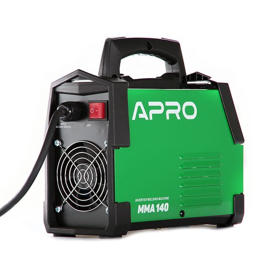 Зварювальний апарат інверторний APRO MMA-140 20-140А ел 4 мм 2,5+1.5м + набір кабелів 8945011 | Зображення 3