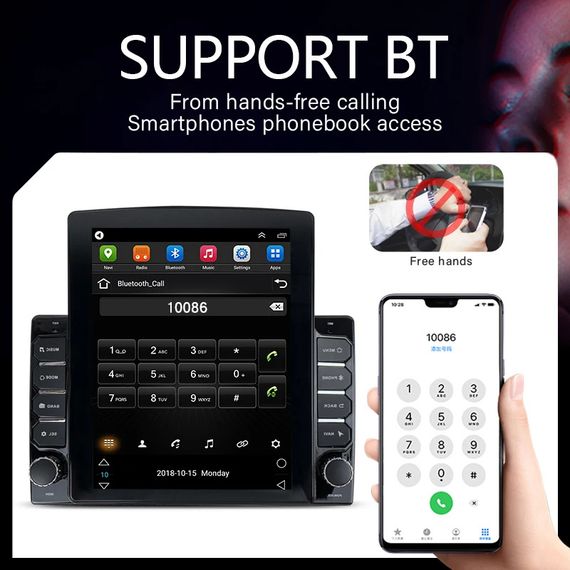 Автомагнітола з 9-дюймовим сенсорним екраном XPRO MT-8041 для Toyota Land Cruiser 2007-2015 (42536-MT-8041_2110) | Зображення 5