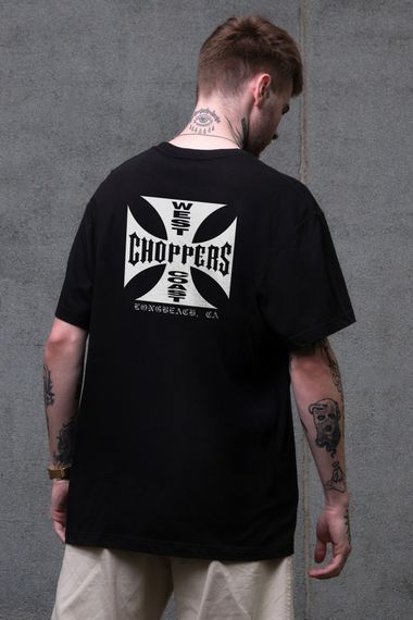 Оверсайз Футболка З Принтом Without Choppers Black | Зображення 1
