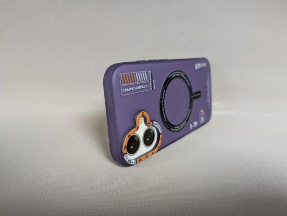 Чохол для iPhone 16 / Айфон 16 RbooT, магнітний чохол MagSafe, захисний, фіолетовий | Зображення 3