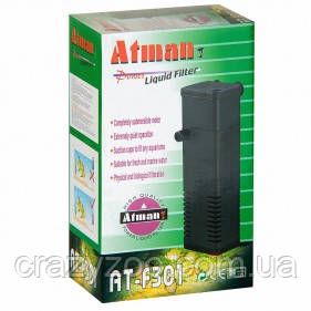 Внутрішній фільтр для акваріума Atman AT-F301 2.5 Вт 230 л/год до 50 л | Зображення 1