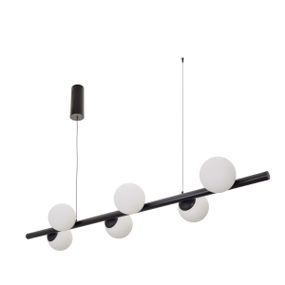 Люстра молекула подвесная LED 48W WW BK (BL-835S/6)