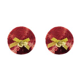 Пестис на соски Paris Hollywood Cache Tetons Clochettes Красные One Size