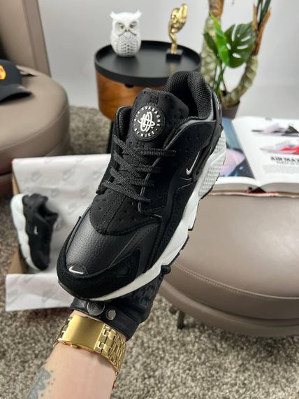 Кросівки Air Huarache Black White (шкіра , текстиль) весна / літо / осінь 40 25 | Зображення 2