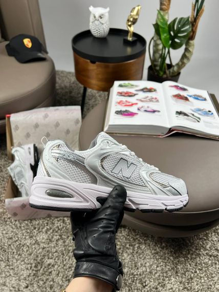 Мужские кроссовки New 530 Premium  White Silver весна / літо / осінь A3661