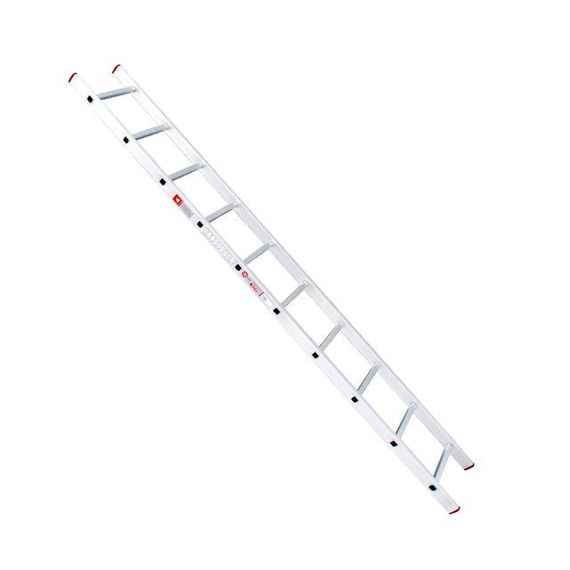 Драбина з алюмінію, приставна, 10 сход., 2,84 м INTERTOOL LT-0110