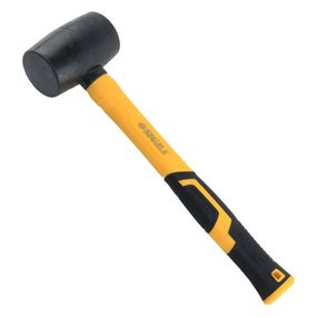 Киянка резиновая Sigma 225 г фибергласовая рукоятка. черная (4317341)