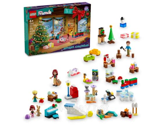 Новорічний адвент календар 2024 ЛЕГО Друзі Оригінал LEGO Friends Advent Calendar | Зображення 1