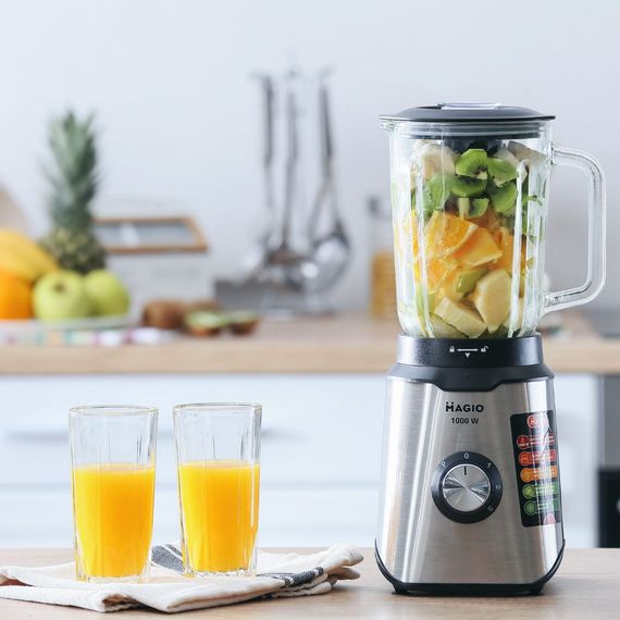 Блендер настільний стаціонарний Magio MG-651 зі скляною чашею | Зображення 5