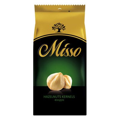 Орехи Misso Ядра фундука бланшированные жареные 150 г (4820146730076)