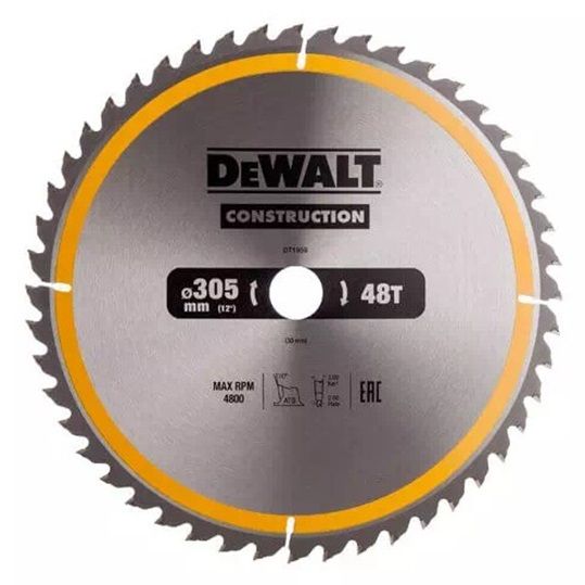 Диск пилковий DeWALT СONSTRUCTION 305 х 30 мм (DT1959)