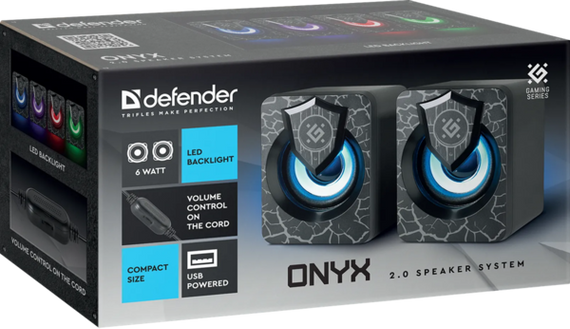 Акустика Defender 2.0 Onyx 6Вт USB Black (65038) | Зображення 7