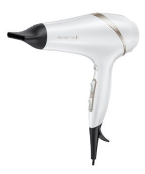Фен Remington AC8901 HYDRAluxe, 2300 Вт, АС-мотор, 3 темп.\2 скорости, ионизация, 130 км\час, белый (AC8901)