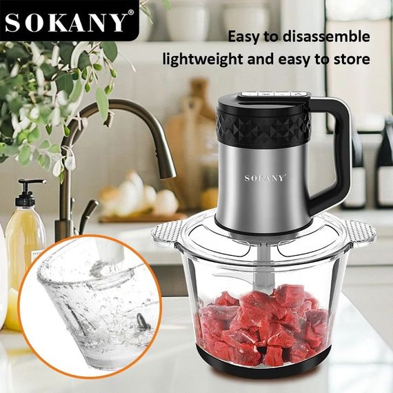Електричний подрібнювач з компактним розміром XPRO 3л 800вт (45768-SK-06015_639) | Зображення 5