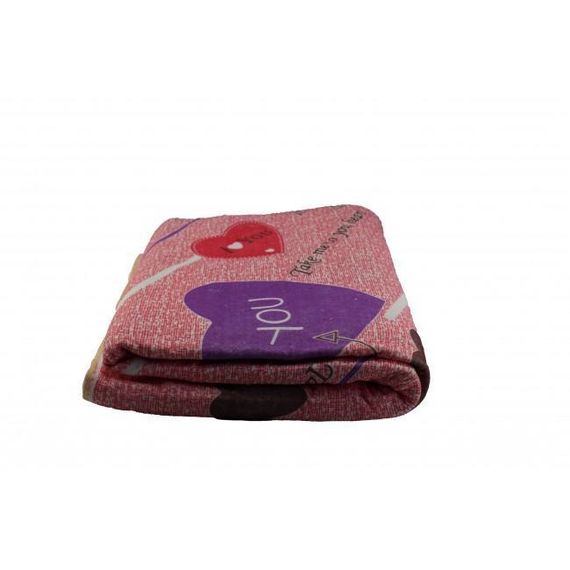 Електропростирадло з регулюванням температури XPRO Electric Blanket 150x180 см - серце на червоному фоні (44974-7421_546) | Зображення 2