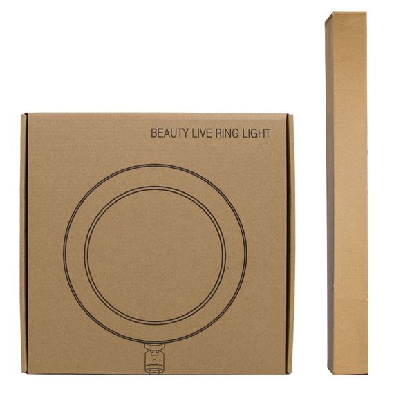 Кільцева світлодіодна LED лампа Flat Ring 10" + tripod 2.1m Black | Зображення 5