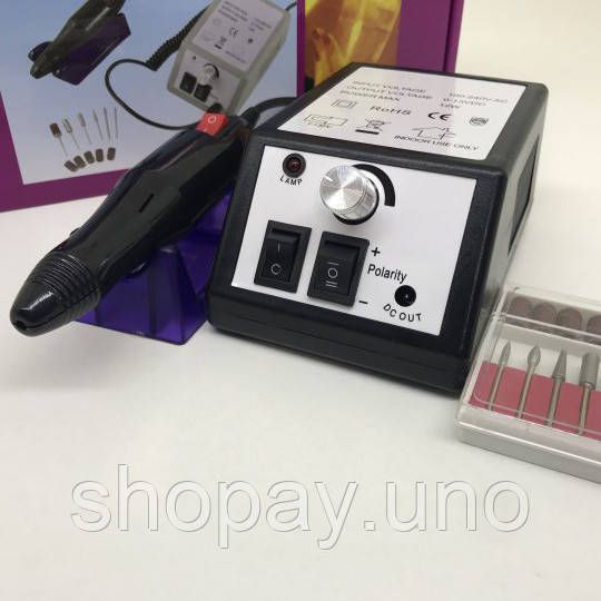 Фрезер для манікюру Beauty nail DM-14/2000 Колір: чорний RZ-50 | Зображення 3