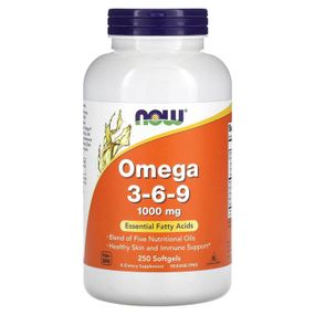 Омега NOW OMEGA 3-6-9 1000MG 250 softgels