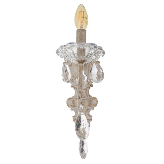 Бра настенное накладное классическое BCL-731W/1 E14 WH/G | Зображення 4