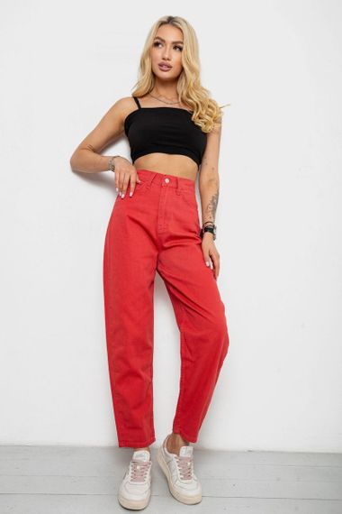 Джинси жіночі, колір кораловий, 182R3972 | Зображення 1