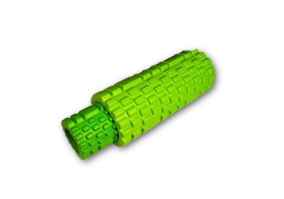 Масажний ролик EasyFit набір Grid Roller Double 33 см Салатовий (EF-7737s-6)