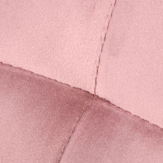 Мягкий обеденный стул Damask pouder (пудровый) на черных металлических ножках | Зображення 9