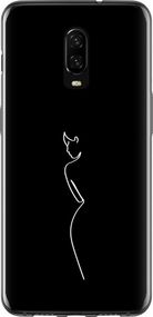 Чехол на OnePlus 6T Силуэт1 "4590u-1587-17620"