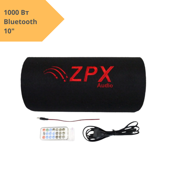 Акустична система активний сабвуфер бочка 10 см 1000W ZPX чорний (ZX 10CM_1393) | Зображення 1