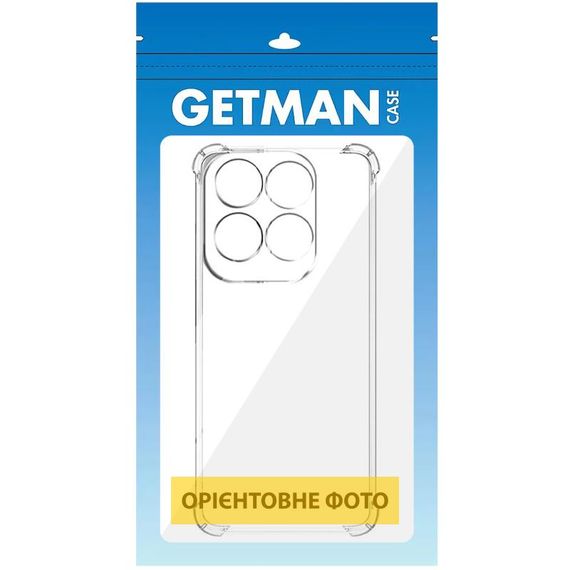 TPU чохол GETMAN Ease logo посилені кути Full Camera для Infinix Note 50 Pro 4G Безбарвний (прозорий) | Зображення 1