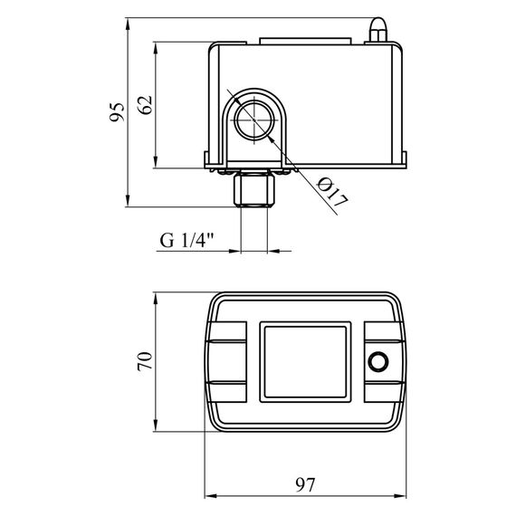 Реле тиску механічне Agua SK-2M (CV035108) | Зображення 1