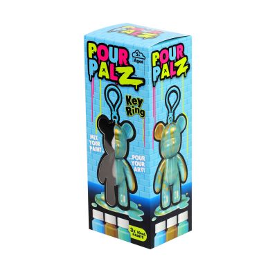 Набор для творчества ToyMonster Pour Palz Флюид Арт - Брелок Мишка (GS-G08162) | Зображення 1