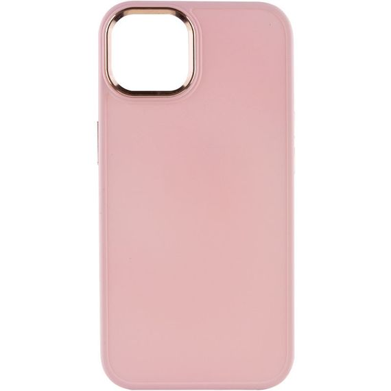 TPU чохол Bonbon Metal Style для Apple iPhone 12 Pro / 12 (6.1") Рожевий / Light pink | Зображення 1