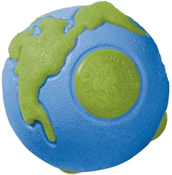 Игрушка для собак OutwardHound Planet Dog Orbee Ball сине-зеленая, 5.5 см