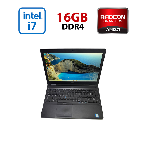 Ноутбук Dell Latitude 5591 / 15.6" (1920x1080) IPS / Intel Core i7-8850H (6 (12) ядер по 2.6 - 4.3 GHz) / 16 GB DDR4 / 512 GB SSD / nVidia GeForce MX130, 2GB DDR5, 64-bit / WebCam б/у