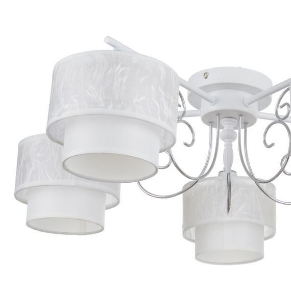 Люстра потолочная классическая E14 40W WH (BKL-499C/5) | Зображення 1