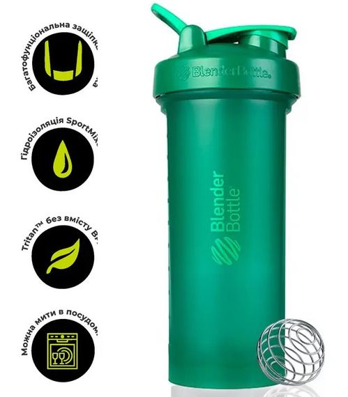 Шейкер спортивний BlenderBottle Pro45 1270 мл Ocean Blue (Pro45_Ocean_Blue) | Зображення 1