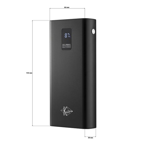 УМБ PowerBank КВАНІК повербанк PD20 20000mAh | Зображення 3