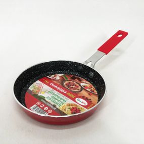 Сковорода Con Brio CB-1414, 14см, Мини, Eco Granite, сковорода качественная на плиту. Цвет: красный