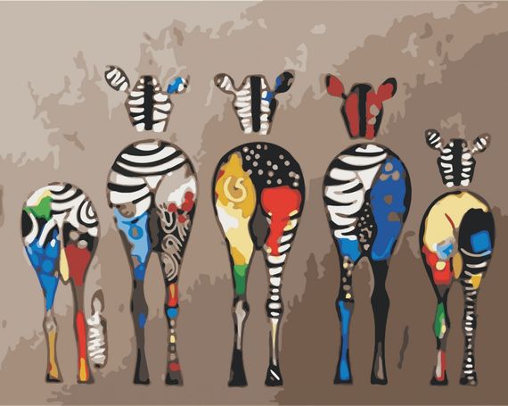 Картина за номерами. Art Craft "Життя, як веселка" 40 * 50 см 11602-AC