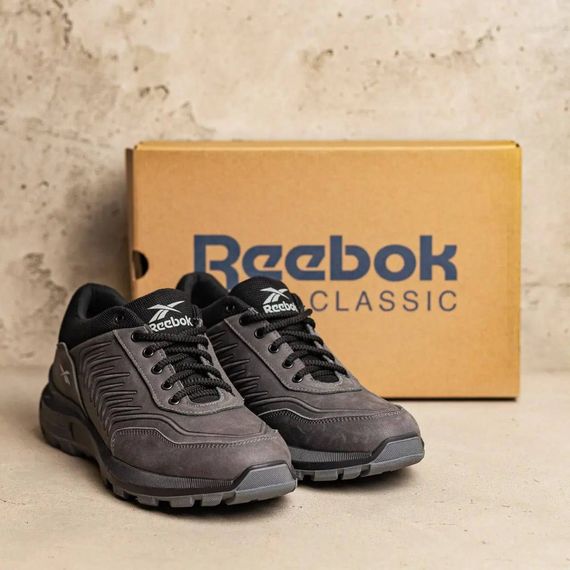 Чоловічі демісезонні кросівки Reebok сірі | Зображення 6